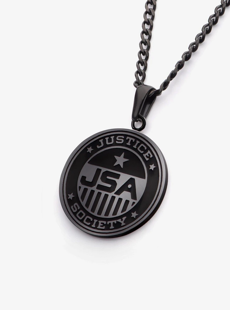 DC Comics Black Adam Black JSA Necklace