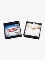DC Comics Wonder Woman Stud Earrings & Necklace Set