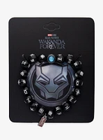 Marvel Black Panther Small Kimoyo Acrylic Blue Bead Bracelet