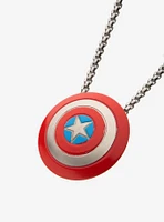 Marvel Captain America Spinning Shield Pendant Necklace