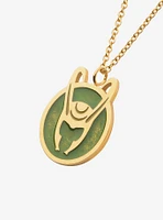 Marvel Loki Helmet Pendant Necklace