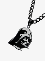 Star Wars Etched Darth Vader Pendant Necklace