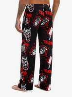 Terrifier Art Splatter Pajama Pants