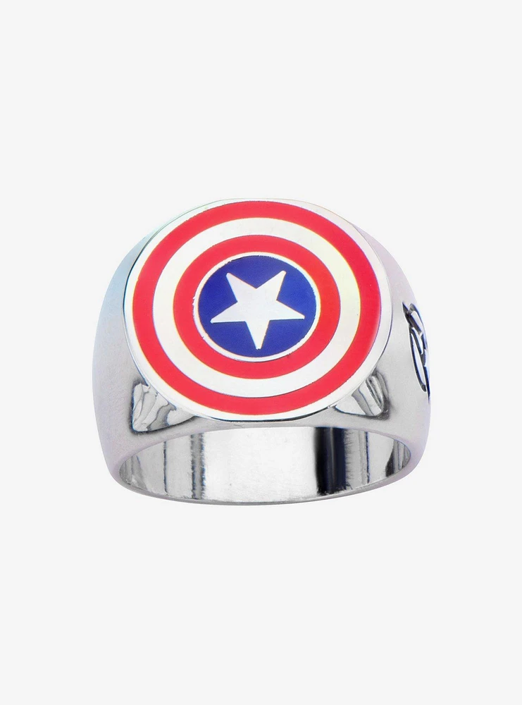 Marvel Captain America Logo Ring