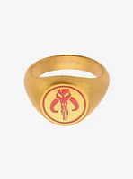 Star Wars Enamel Mandalorian Symbol Ring