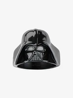 Star Wars Black Plated 3D Darth Vader Ring