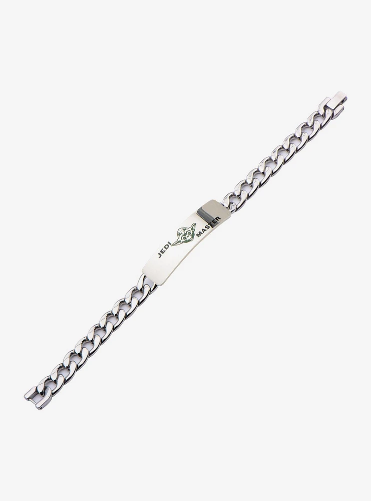 Star Wars Yoda ID Curb Chain Bracelet