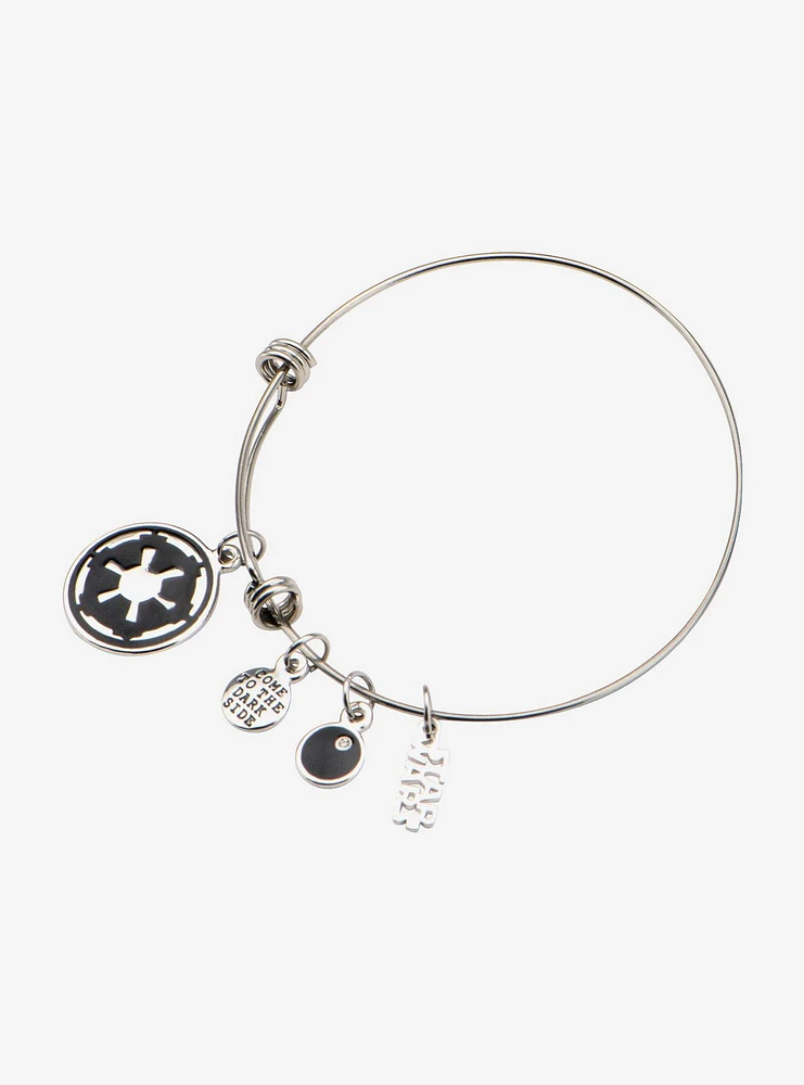 Star Wars Galactic Empire Symbol Charm Expandable Bracelet