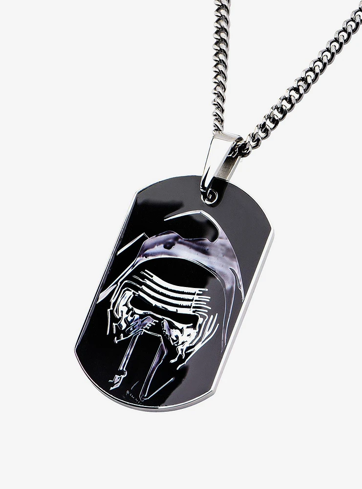 Star Wars Episode VII: The Force Awakens Kylo Ren Dog Tag Pendant Necklace