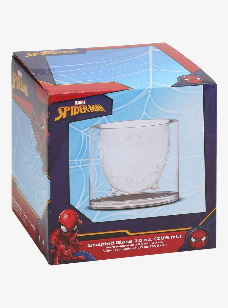 Marvel Spider-Man Double Wall Sculpted Glass