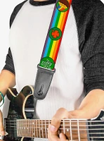 St. Patrick's Day Rainbow Coins Guitar Strap