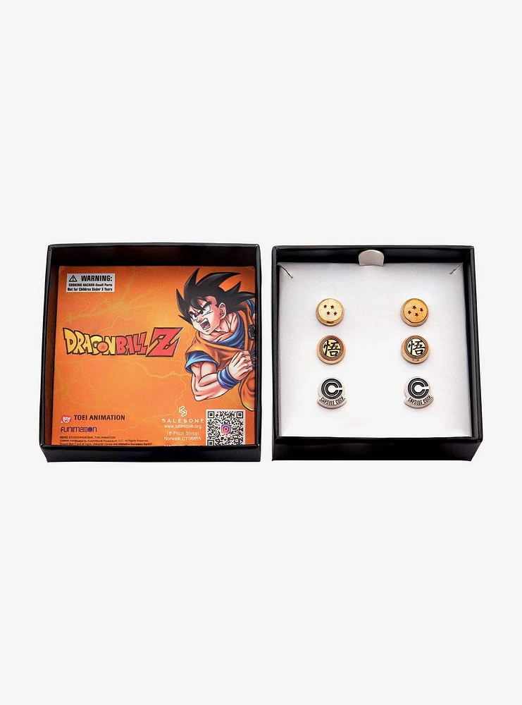 Dragon Ball Z Earrings Set