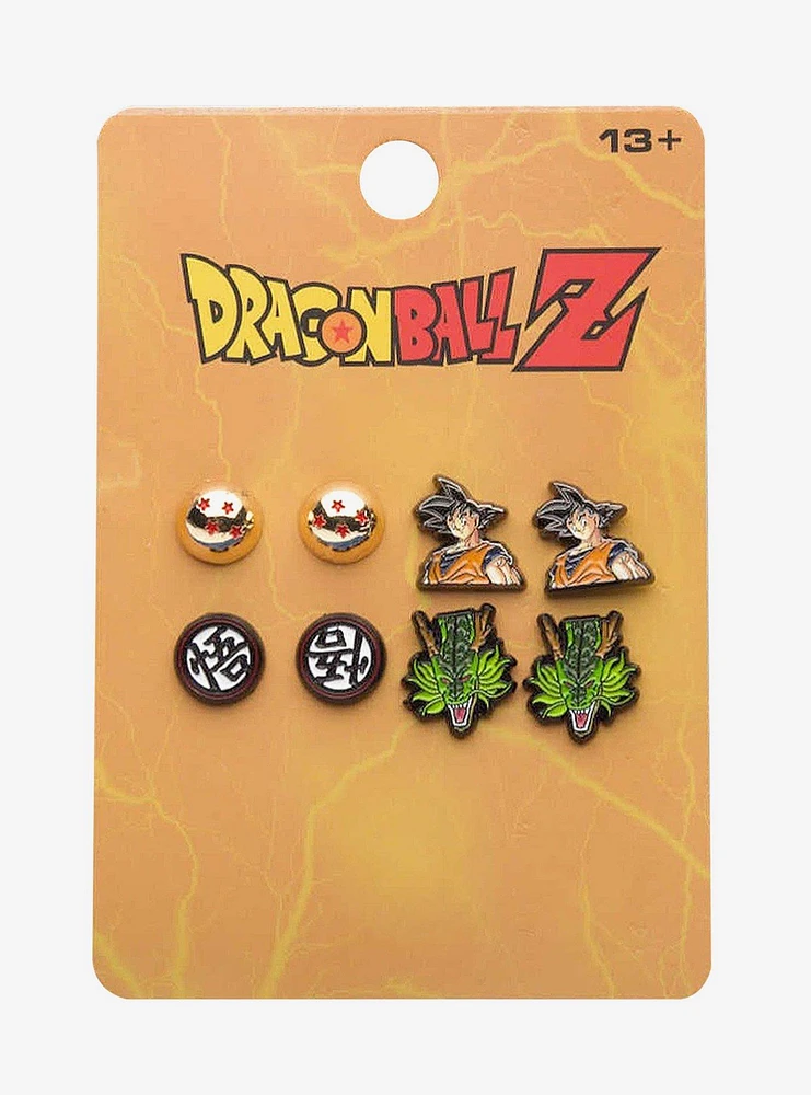 Dragon Ball Z Characters Earrings Set