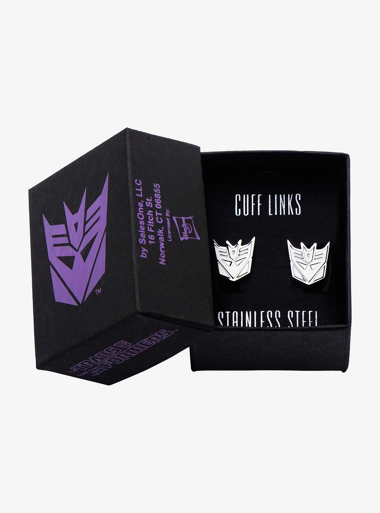 Transformers Decepticon Logo Cufflinks