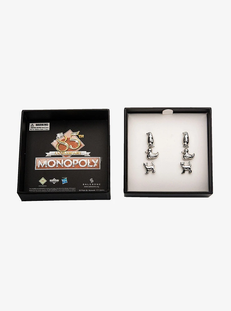 Monopoly Token Animal Earring Set