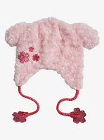 My Melody Sakura Fuzzy Tassel Beanie