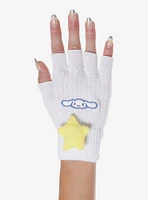 Cinnamoroll 3D Plush Star Fingerless Gloves