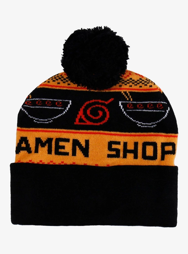 Naruto Shippuden Ichiraku Fair Isle Pom Beanie