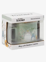 Studio Ghibli My Neighbor Totoro Sunflower Mug with Bamboo Coaster — BoxLunch Exclusive