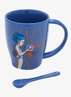 Studio Ghibli Howl's Moving Castle Howl & Star Child Mug with Spoon