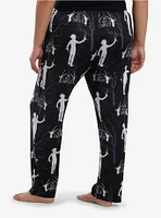 Edward Scissorhands Silhouette Pajama Pants Plus