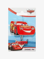 Disney Pixar Cars Lightning McQueen Title Dangling Enamel Pin