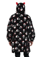 Social Collision Horned Devil Oversized Hoodie