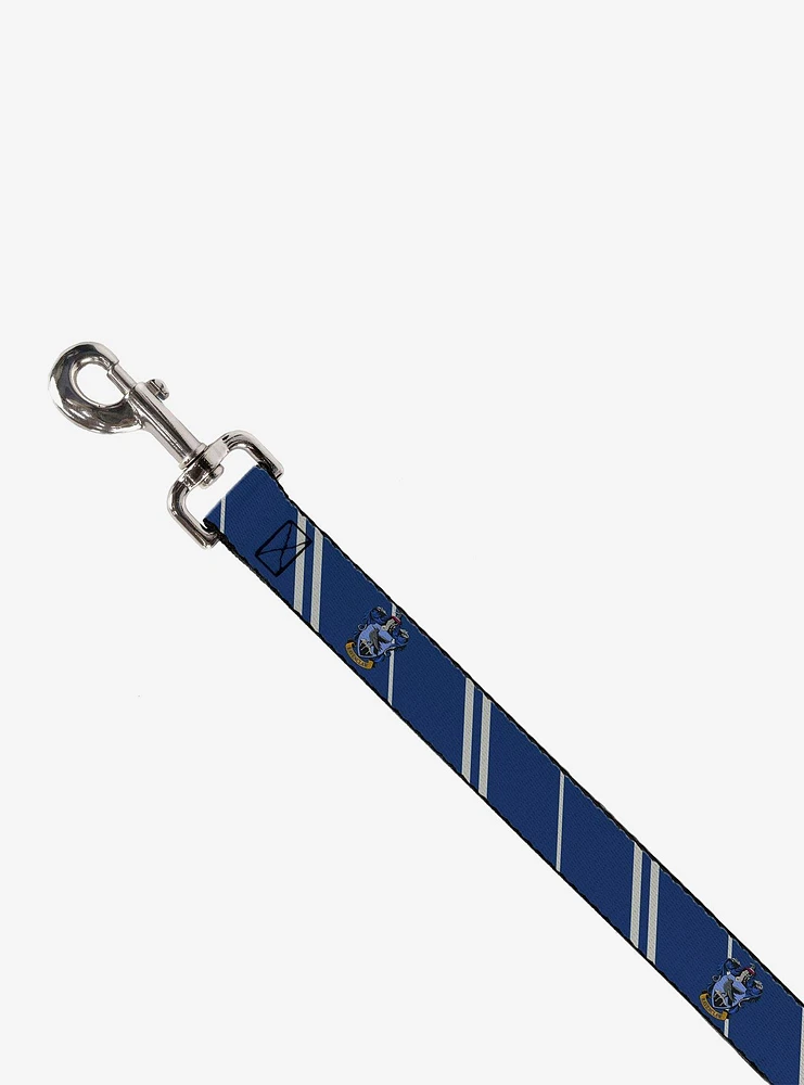 Harry Potter Ravenclaw Crest Stripe Dog Leash