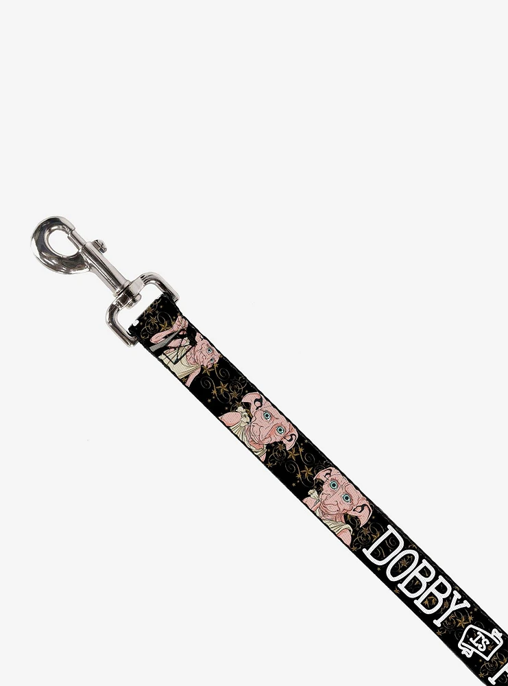 Harry Potter Dobby Is Free 3 Poses Star Swirls Dog Leash