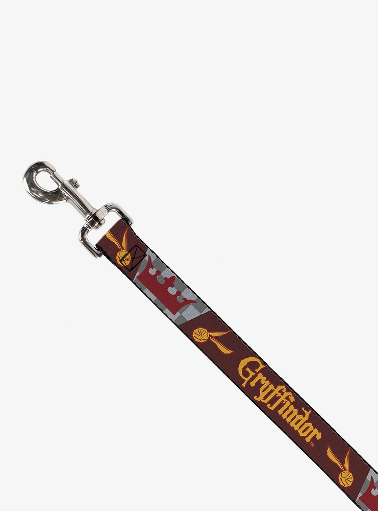 Harry Potter Gryffindor Quidditch Ball Crown Dog Leash