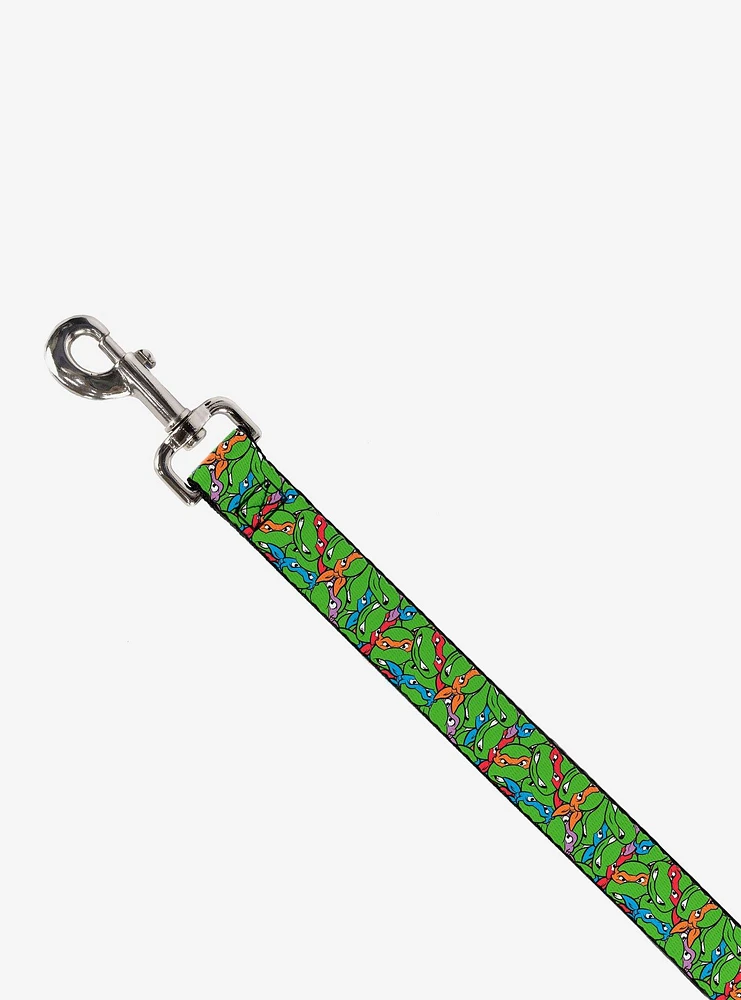 Teenage Mutant Ninja Turtles Faces Stacked Dog Leash