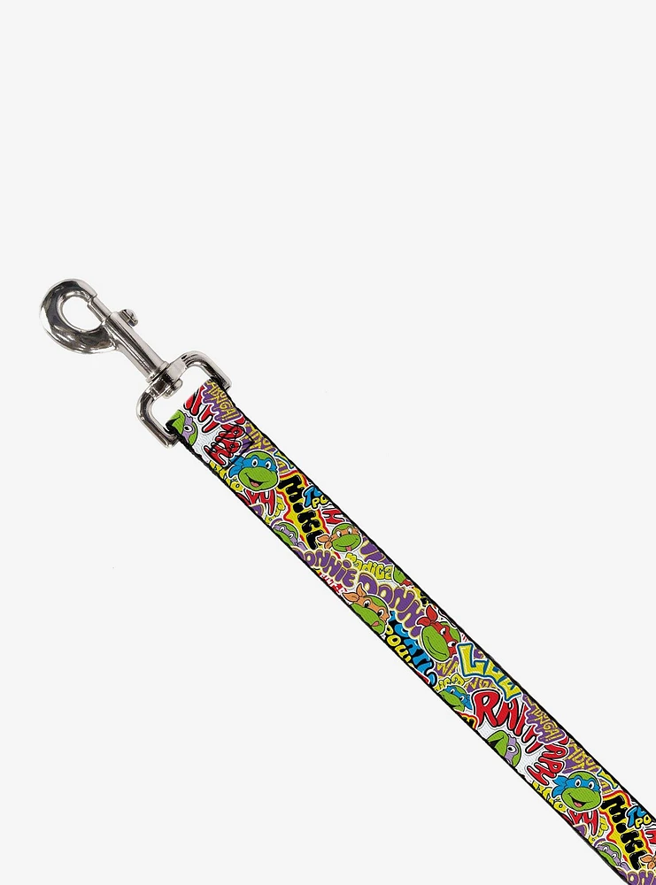 Teenage Mutant Ninja Turtles Sticker Slaps Dog Leash