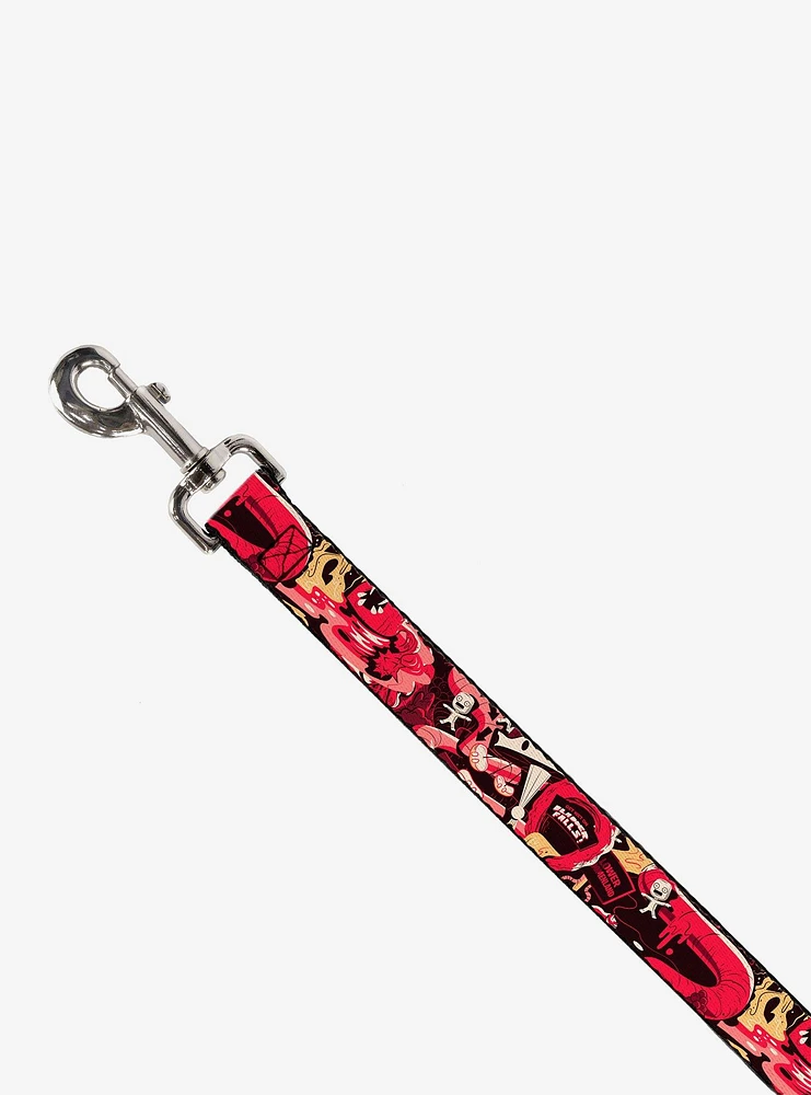 Rick and Morty Anatomy Park Collage Dog Leash