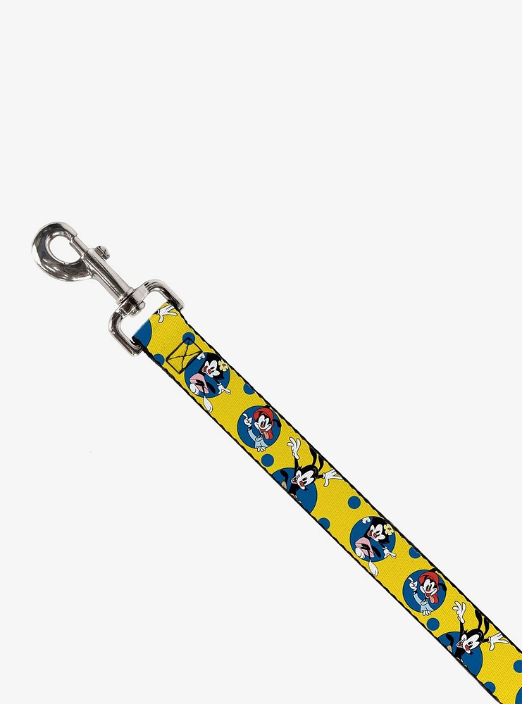 Animaniacs Yakko Wakko and Dot Poses Dog Leash