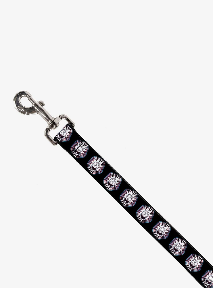 Rick and Morty Vaporwave Bullseye Dog Leash