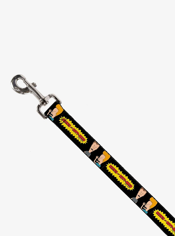 Beavis and Butt-Head Title Logo Pose Dog Leash