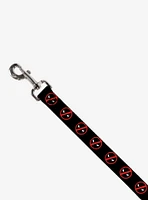 Marvel Deadpool Logo Dog Leash