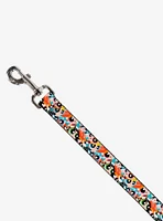 The Powerpuff Girls Expressions Stacked Dog Leash