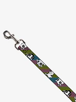 The Powerpuff Girls and Donny Stripe Pastel Dog Leash