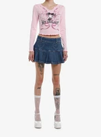 My Melody Lolita Filigree Cropped Girls Long-Sleeve Top