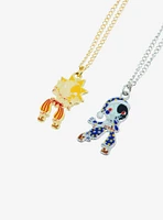 Five Nights At Freddy's: Security Breach Sun & Moon Best Friend Necklace Set