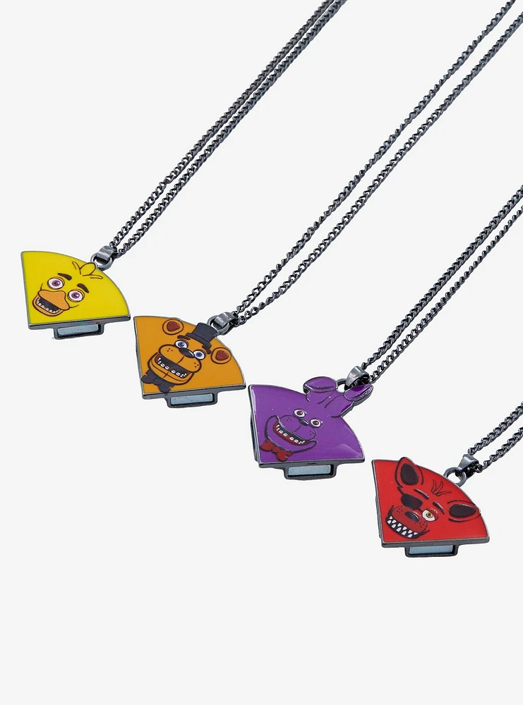 Five Nights At Freddy's Animatronics Necklace Set