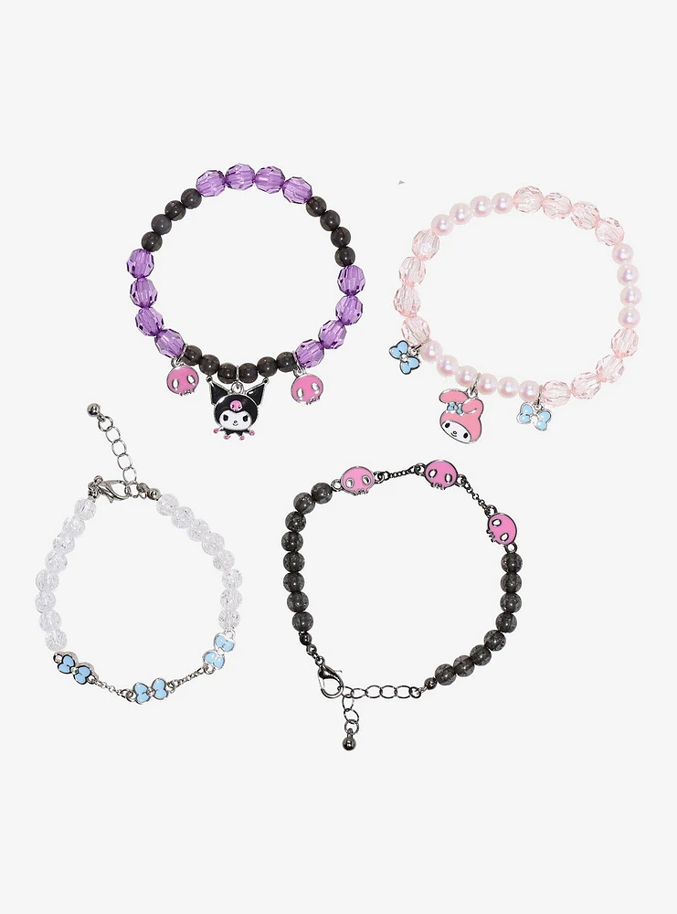 My Melody & Kuromi Beaded Bracelet Set