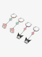 My Melody & Kuromi Bling Drop Earrings