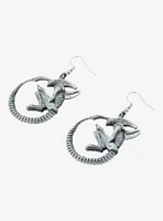 Alien Xenomorph Drop Earrings