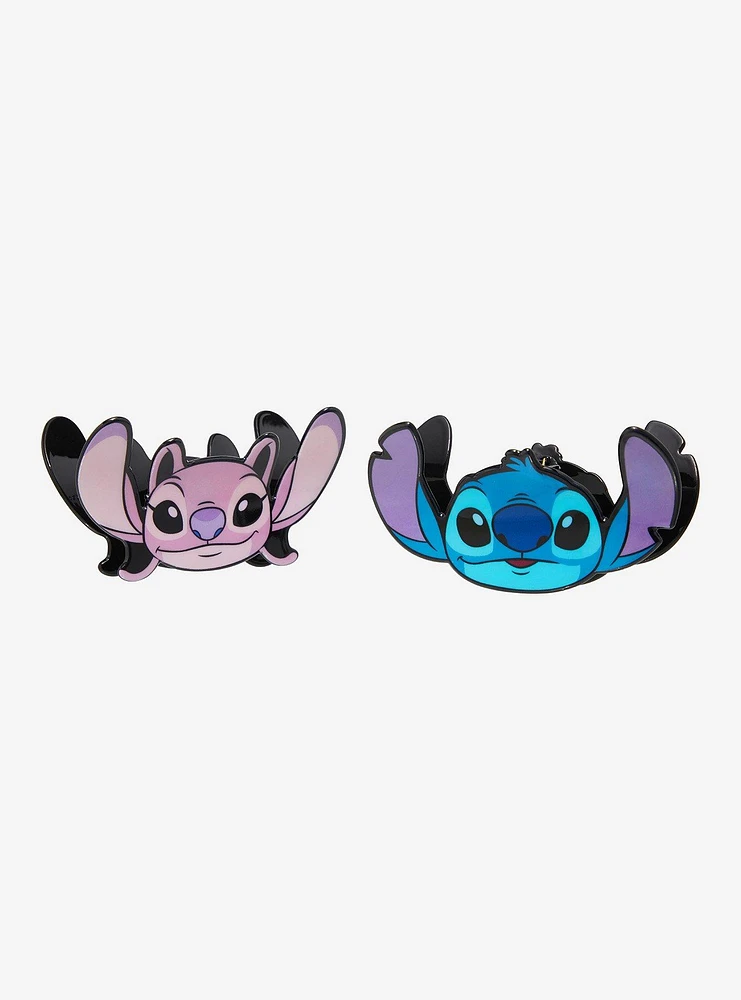 Disney Stitch & Angel Claw Hair Clip Set