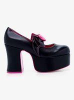 Monster High X YRU Draculaura Black & Pink Deelite Heels