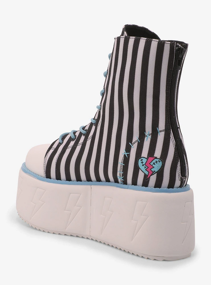 Monster High X YRU Frankie Stein Jolt Platform Sneakers