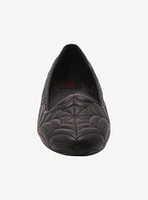 Strange Cvlt Black Web Lydia Flats