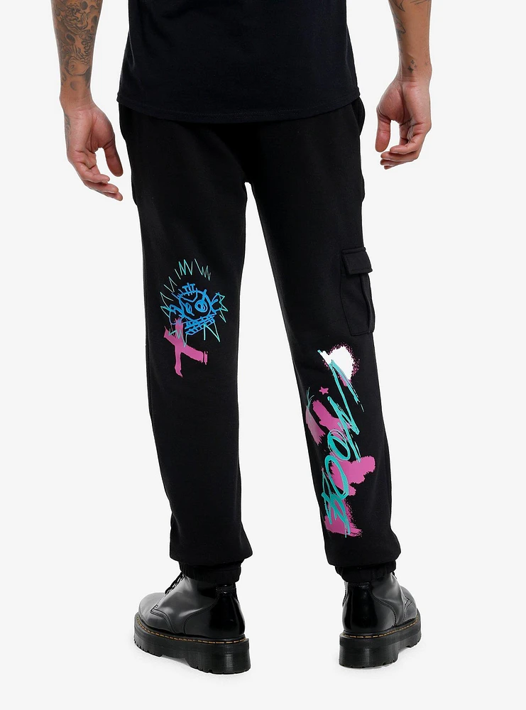 Arcane Jinx Graffiti Jogger Sweatpants